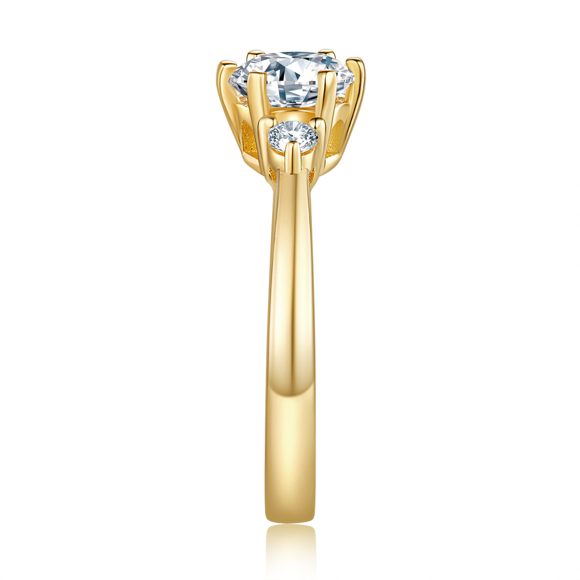 Alecia Trilogy Preset 1ct Diamond Ring