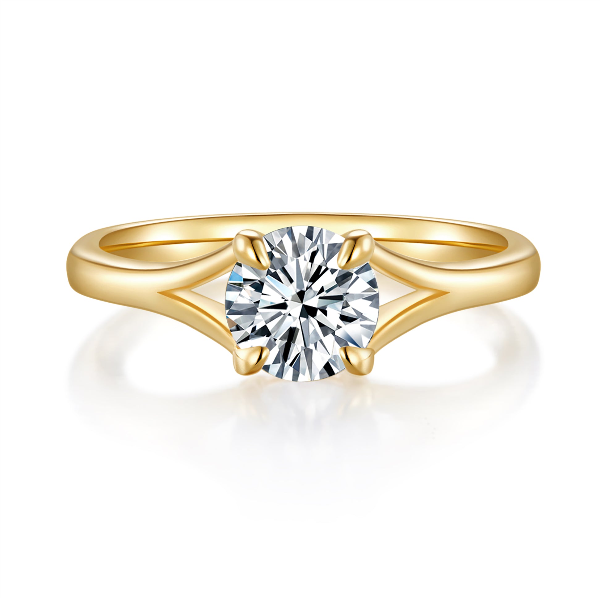 Carina Round Solitaire Preset 1ct Diamond Ring