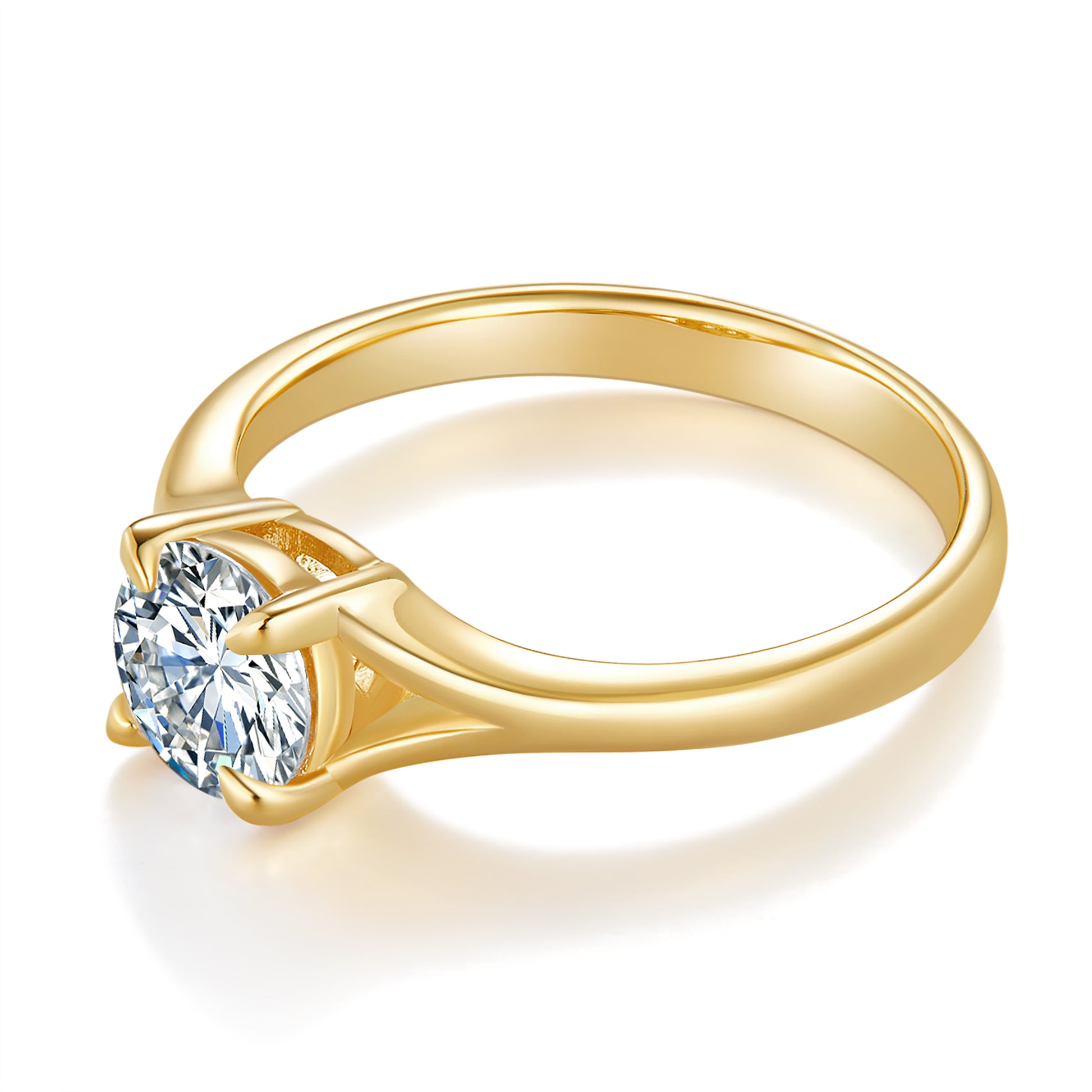 Carina Round Solitaire Preset 1ct Diamond Ring