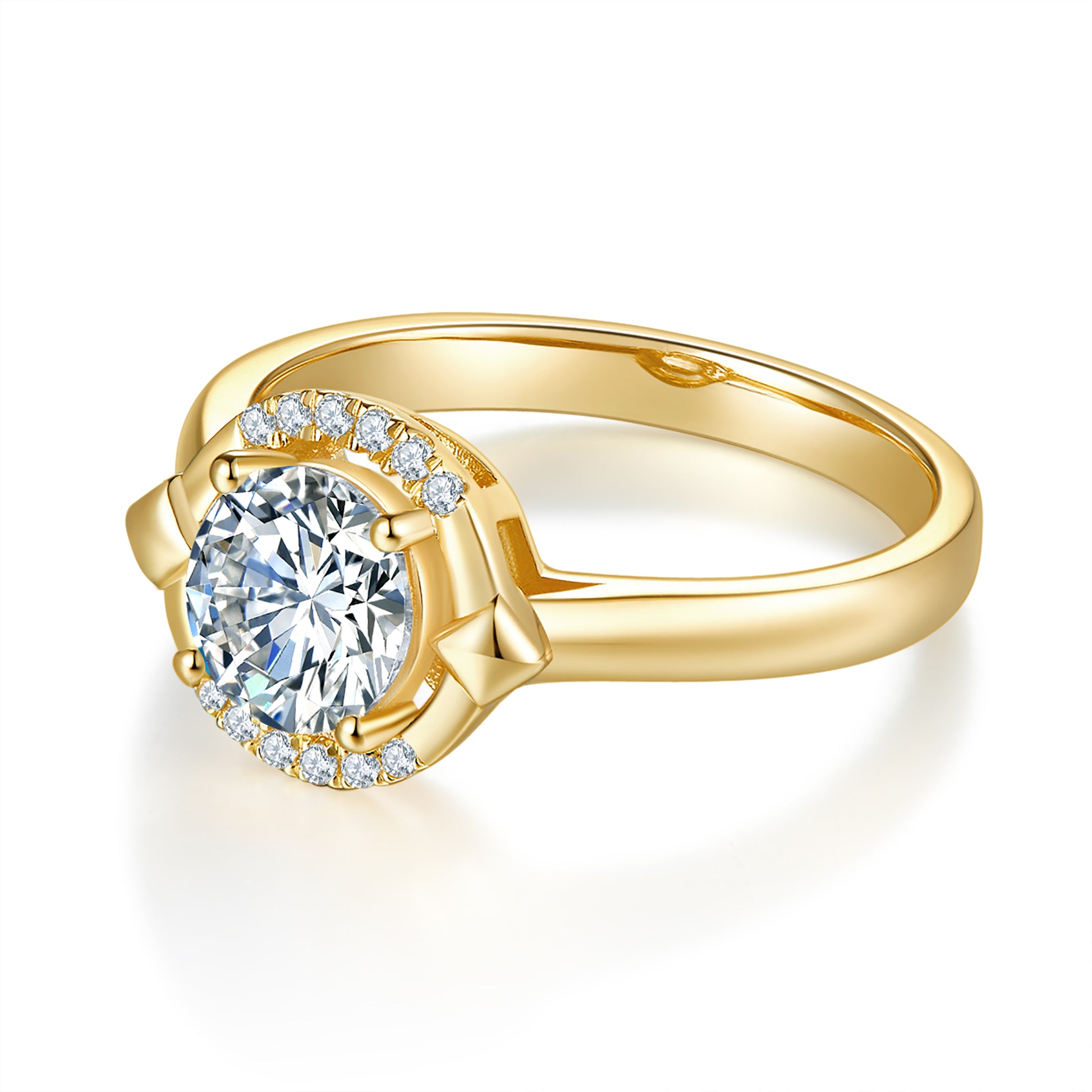 Lunar Halo Preset 1ct Diamond Ring