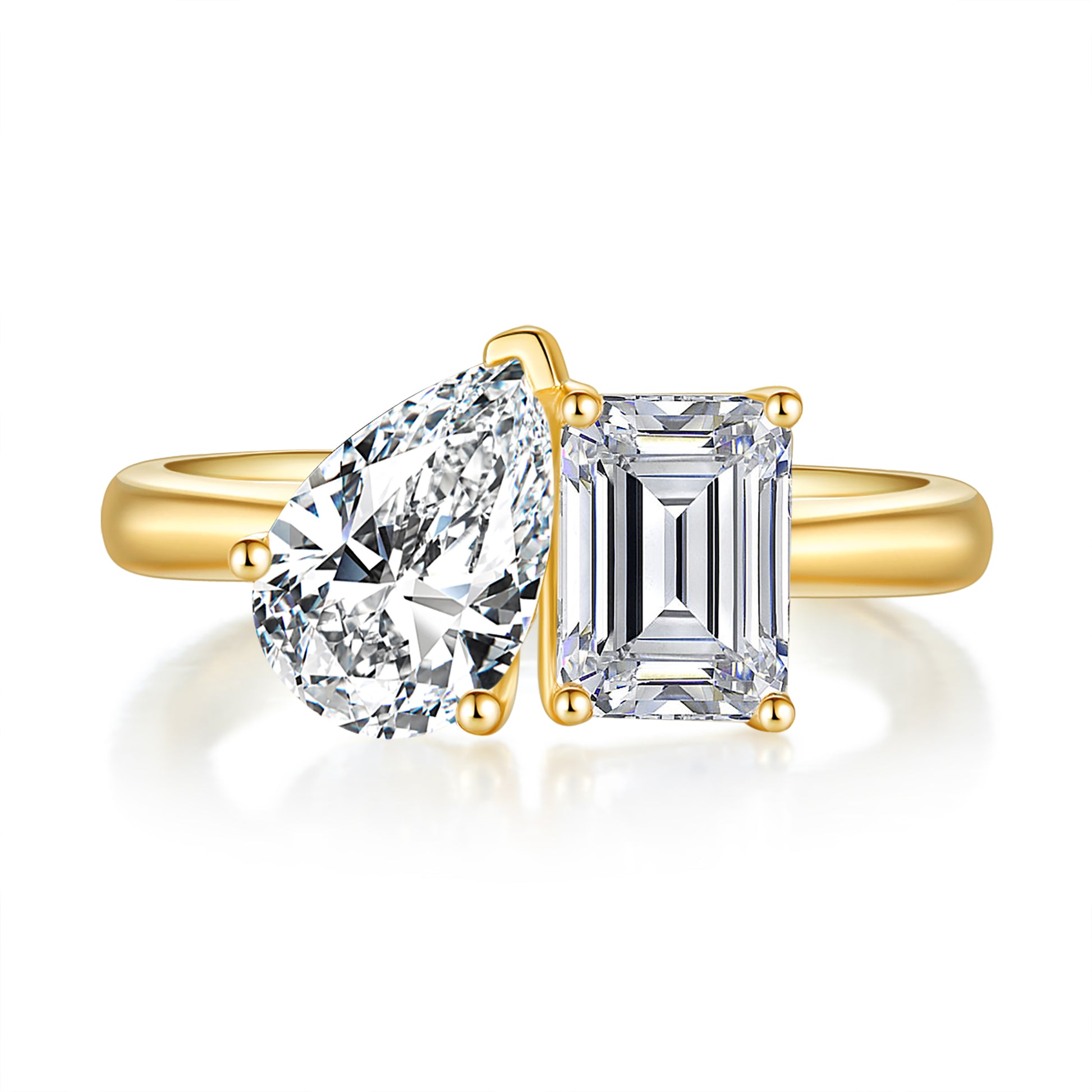 Toi Et Moi Preset 2ct Diamond Ring