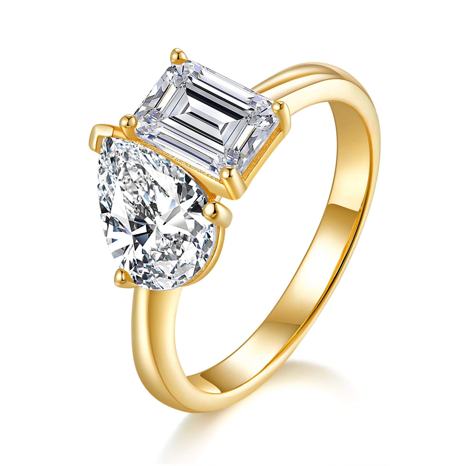 Toi Et Moi Preset 2ct Diamond Ring