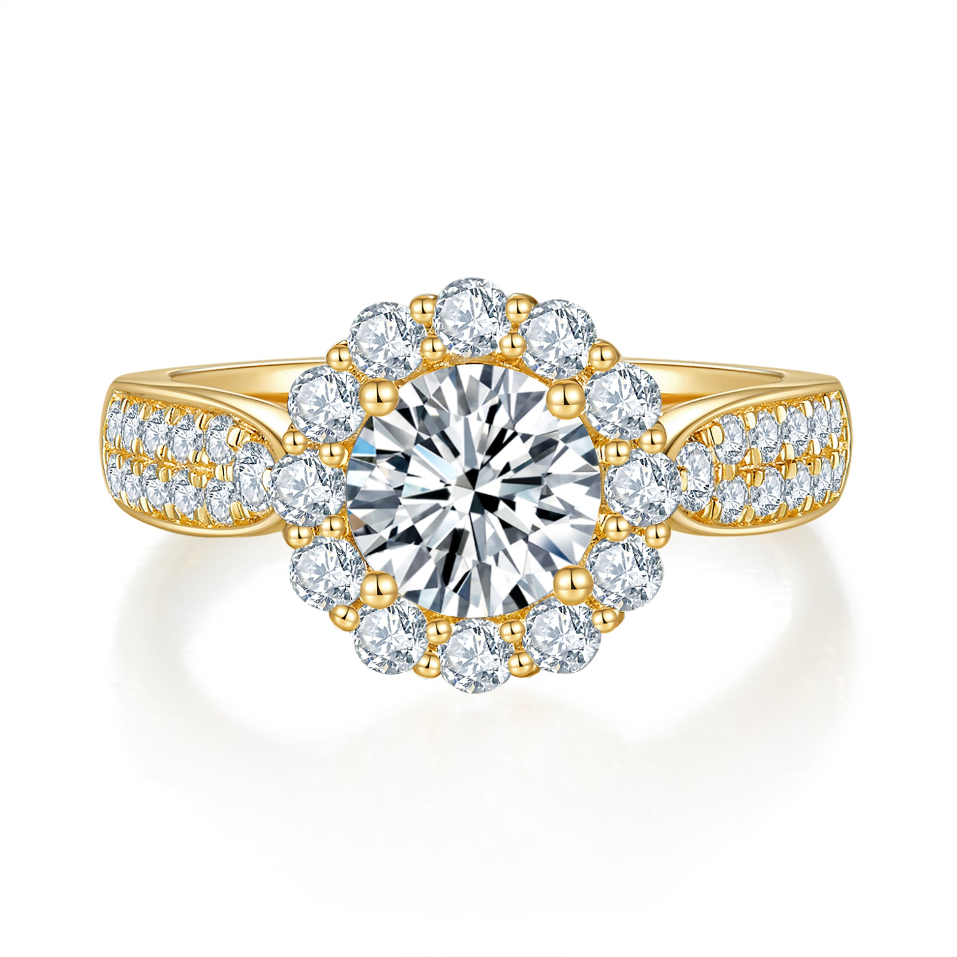 Stellar Halo Preset 1ct Diamond Ring