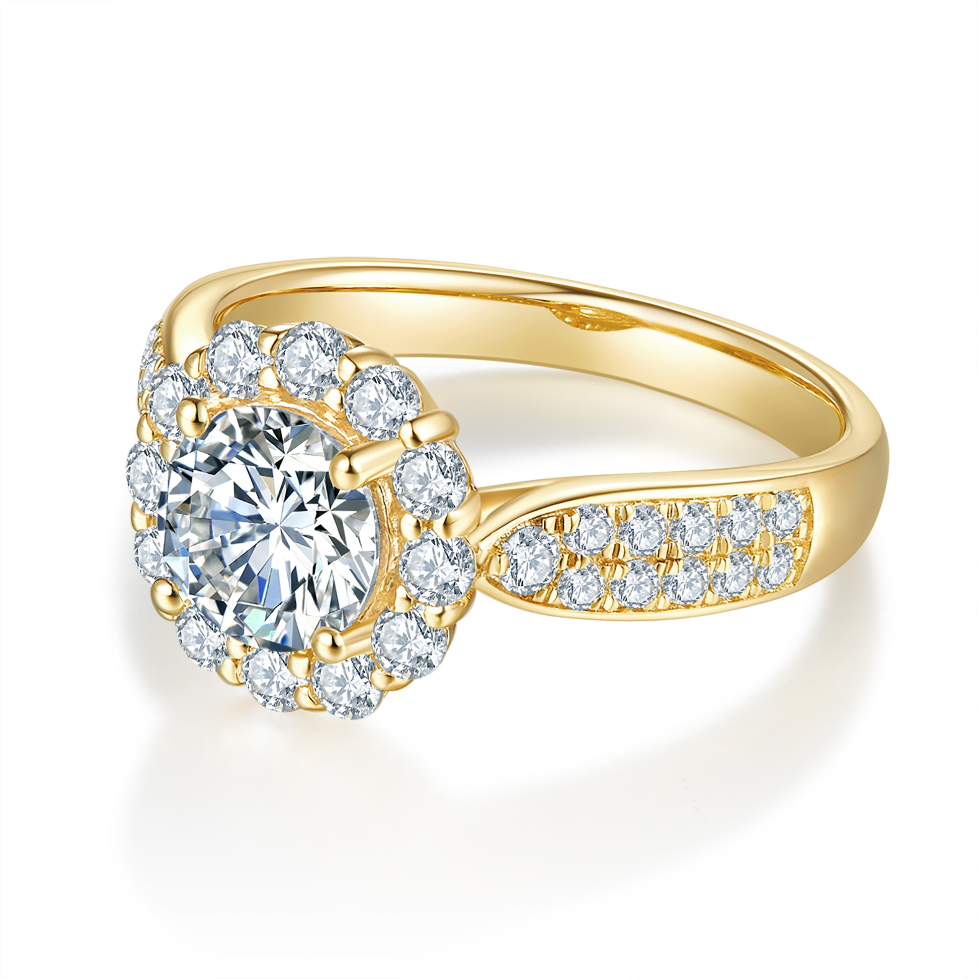 Stellar Halo Preset 1ct Diamond Ring