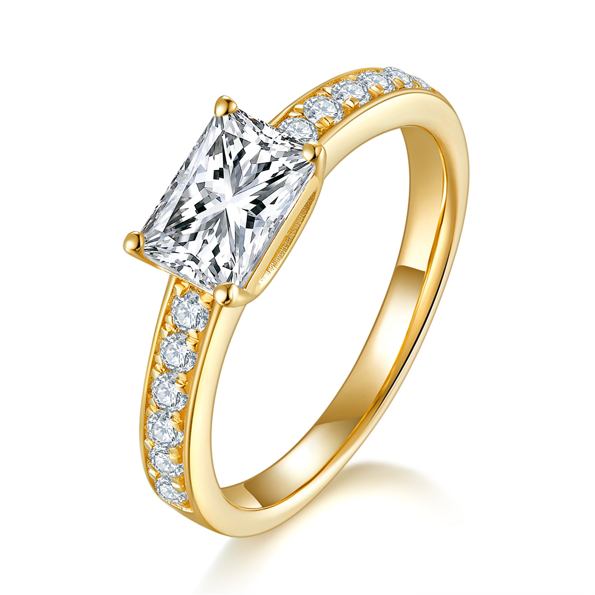 Radiance Pave 1ct Preset Diamond Ring