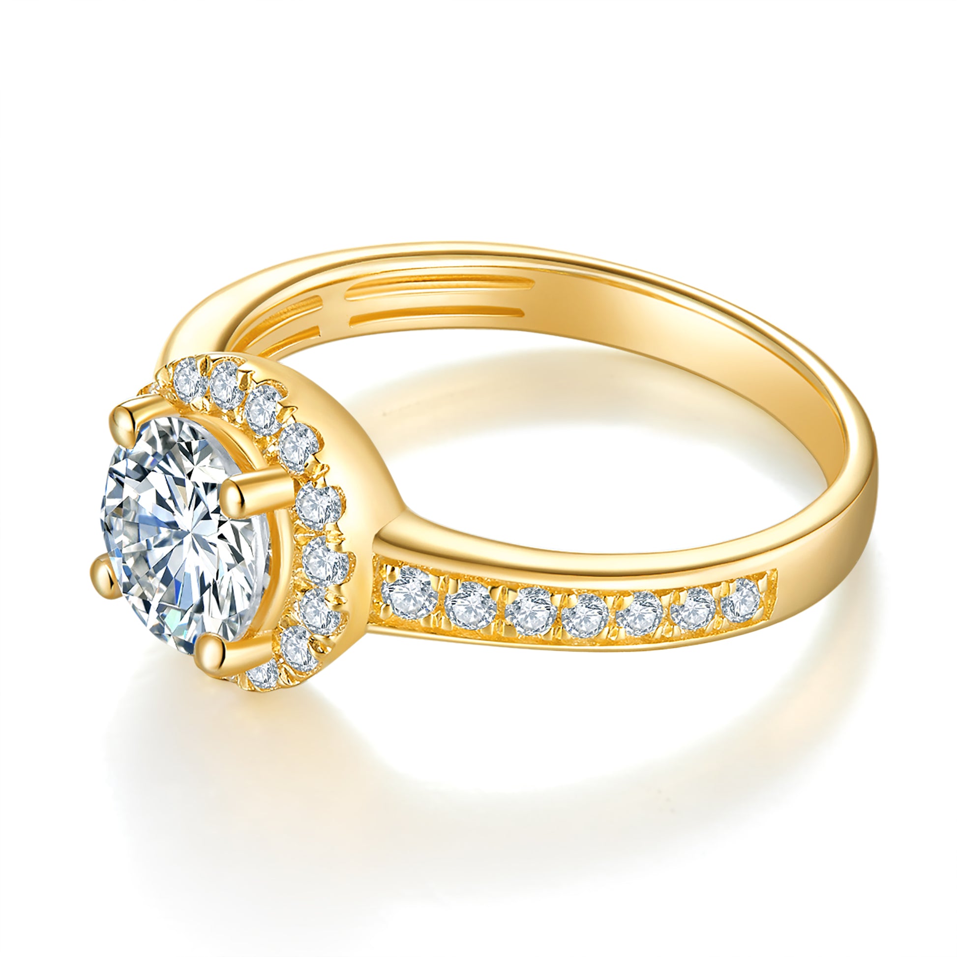 Classic Halo Preset 1ct Diamond Ring