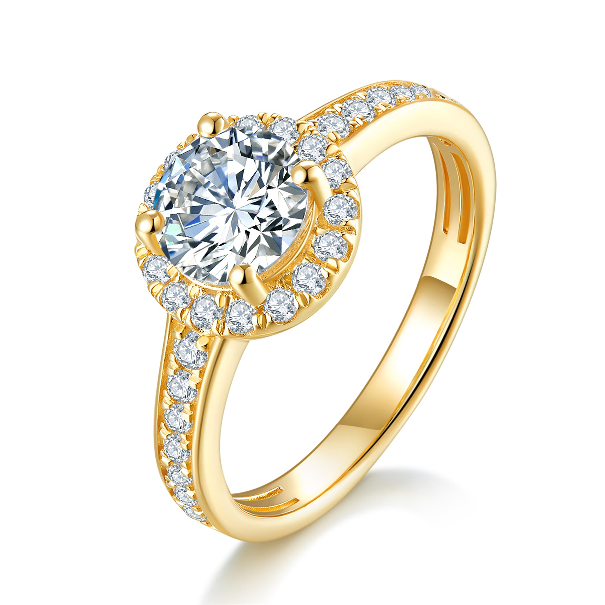 Classic Halo Preset 1ct Diamond Ring