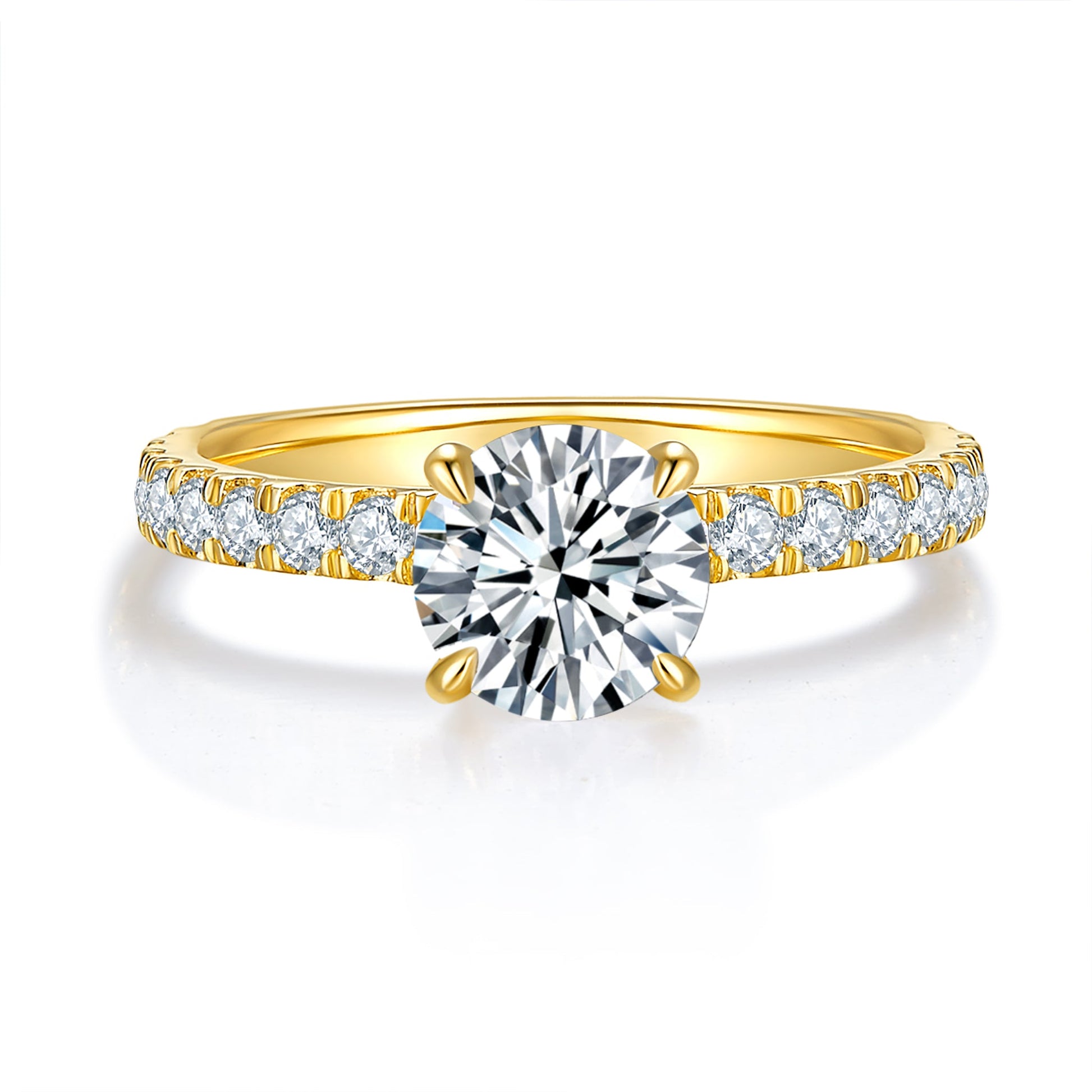 Lumina Hidden Halo Diamond Ring With 5.0 Ct. Marquise Shape Lab Grown Diamond
