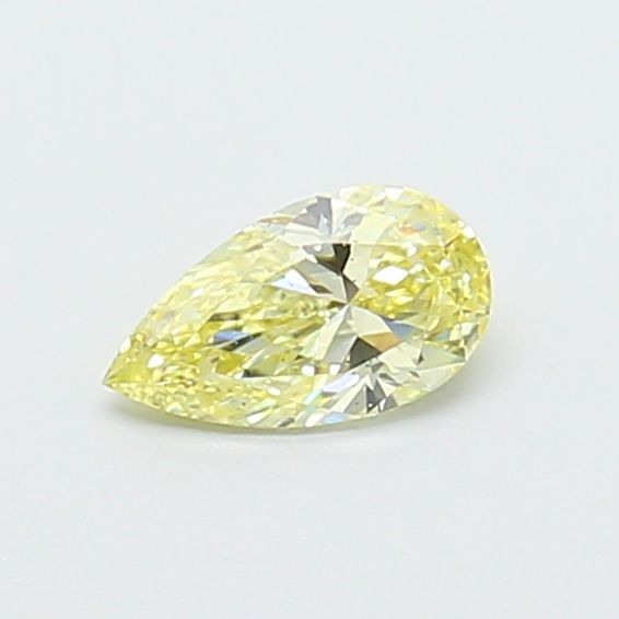 0.35 Ct. Yellow Color VS2 Clarity Pear Shape Lab Grown Fancy Diamond