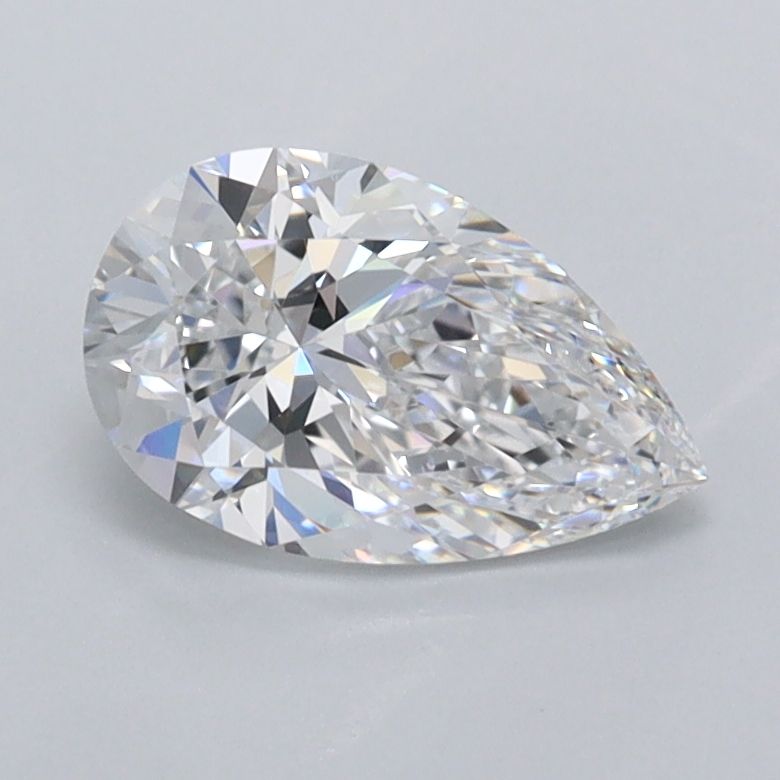1.0 Ct. D Color FL Clarity Pear Shape Lab Grown Diamond