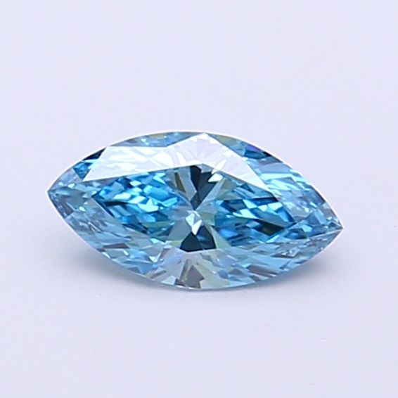 0.38 Ct. Blue Color VS1 Clarity Marquise Shape