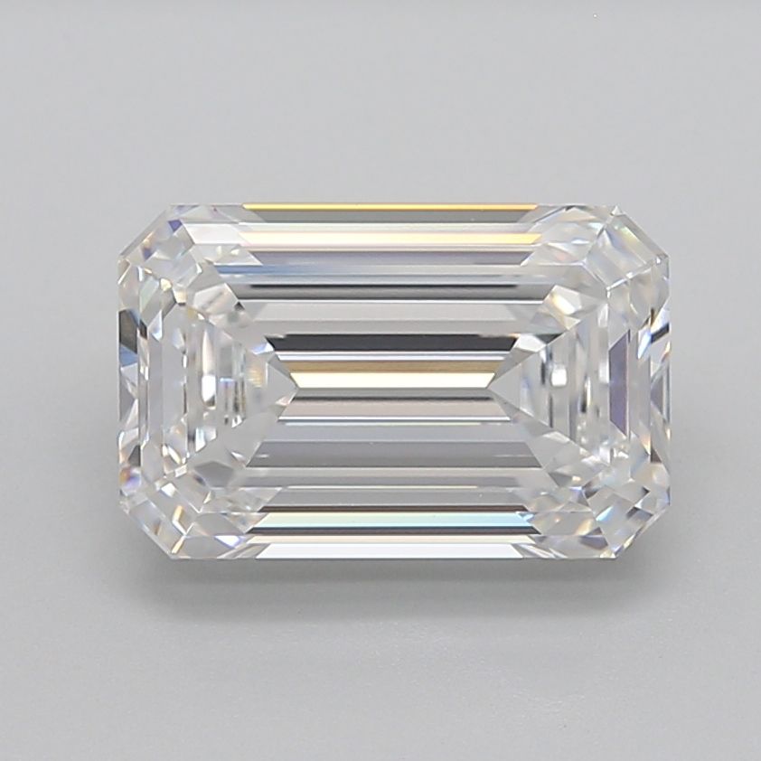 7.23 Ct. D Color VVS2 Clarity Emerald Shape Lab Grown Diamond