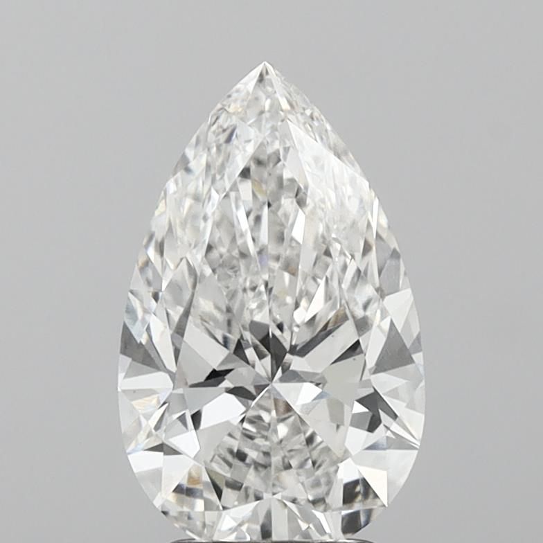 2.7 Ct. F Color VS1 Clarity Pear Shape Lab Grown Diamond