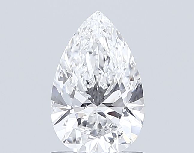 0.9 Ct. D Color SI2 Clarity Pear Shape Lab Grown Diamond