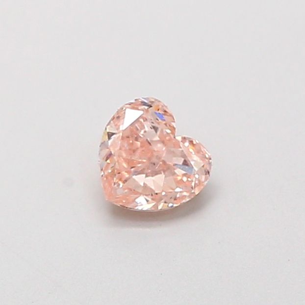 0.32 Ct. Brown Color VS2 Clarity Heart Shape Lab Grown Fancy Diamond