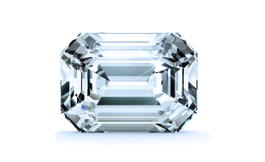 0.3 Ct. Blue Color VS2 Clarity Emerald Shape