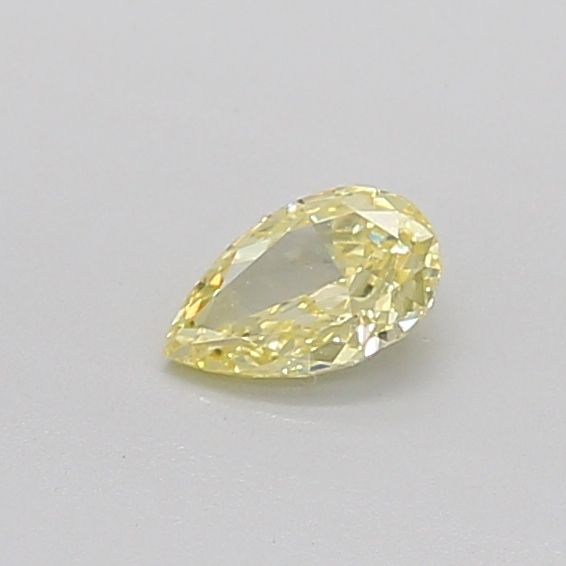 0.31 Ct. Yellow Color VS1 Clarity Pear Shape Lab Grown Fancy Diamond
