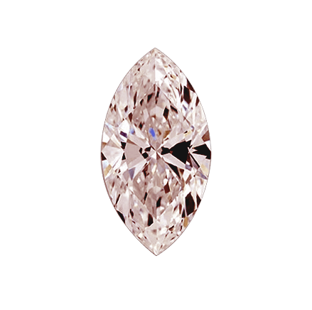 0.52 Ct. Brown Color VS1 Clarity Marquise Shape