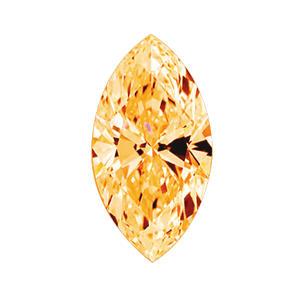1.02 Ct. Orange Color VVS2 Clarity Marquise Shape