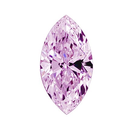 4.02 Ct. Pink Color VVS2 Clarity Marquise Shape Lab Grown Fancy Diamond