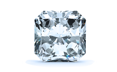 0.47 Ct. Yellow Color VS2 Clarity Radiant Shape